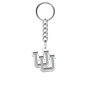 University of Utah Intertwined U Keychain