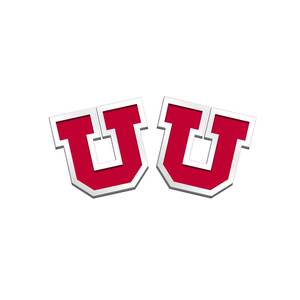 Pair of University of Utah Color Enamel Big U Cuff Links