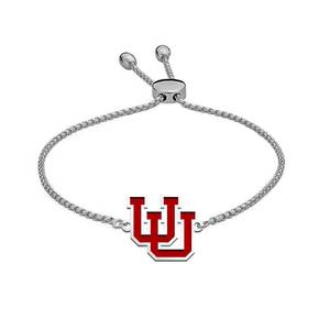 University of Utah Color Enamel Intertwined U Bracelet
