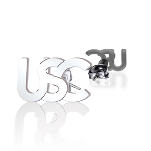 Pair Of USC Intertwined Earrings