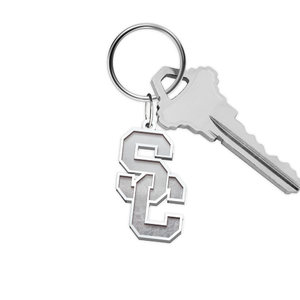 USC Interlocking SC Key Chain