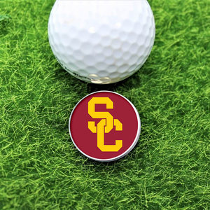 USC SC Interlocking Golf Marker