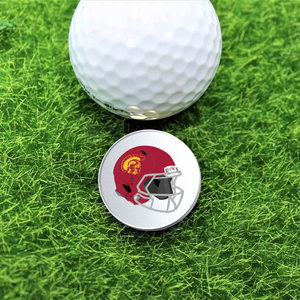 USC Color Helmet Golf Marker