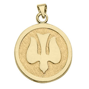 14K Gold Confirmation Religious Medal