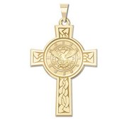 Confirmation Holy Spirit Cross Medal   EXCLUSIVE 
