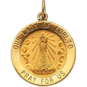 Our Lady of Loreto Religious Medal