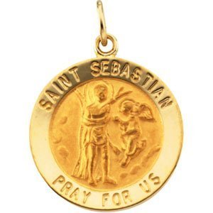 Saint Sebastian Religious Medal