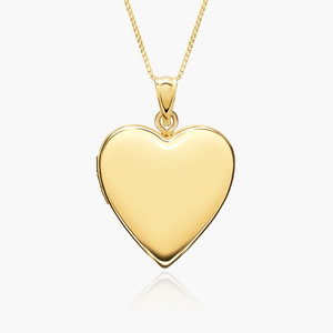 14k Gold Filled Heart Photo Locket