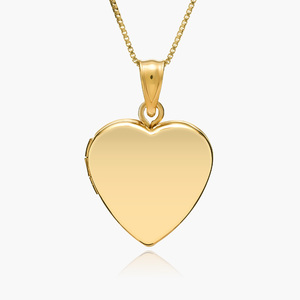 14k Gold Filled Small Heart Photo Locket