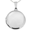 Sterling Silver Round Photo Locket