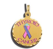 Thyroid Cancer Awareness Charm