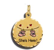 Baby Girl s Shoes Charm