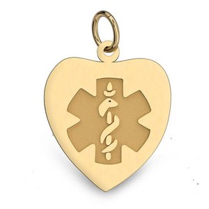 14K Gold Filled Medical ID Charm or Pendant