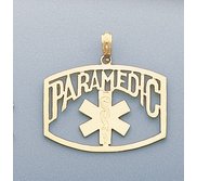 14k Gold Filled Paramedic Charm or Pendant