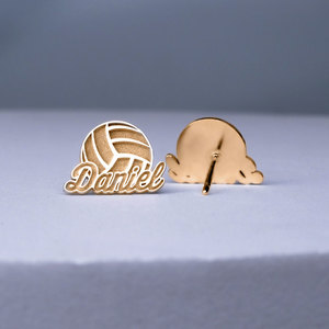 Personalized Volleyball Earrings