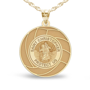 Exclusive Saint Christopher Volleyball Medal