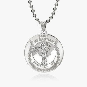 Exclusive Saint Sebastian Baseball Medal