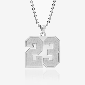 Sports Number Pendant Charm or Necklace