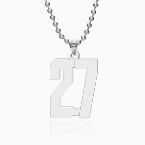 Number Charm or Pendant with 2 Digits