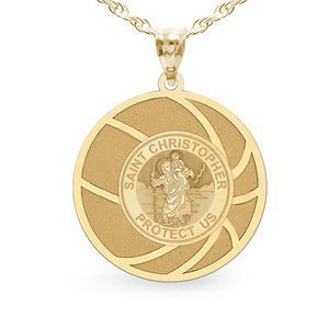 Exclusive Saint Christopher Basketball Medal
