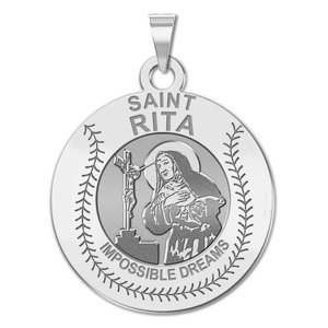 Exclusive Saint Rita Baseball Medal