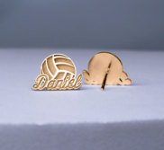 Personalized Volleyball Earrings
