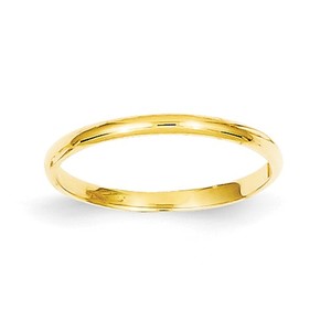 14k Yellow Gold Children s Polished Ring