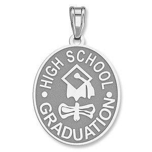 High School Graduation Oval Pendant