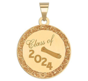 Class of 2021   Round Graduation Charm or Pendant