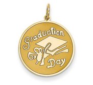 Graduation Day  Round Graduation Charm or Pendant