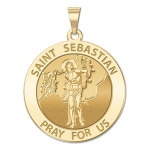 Saint Sebastian Religious Medal  EXCLUSIVE 