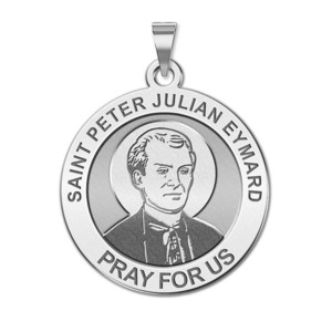 Saint Peter Julian Emyard Round Religious Medal