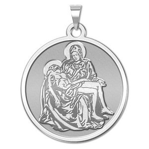 La Pieta Religious Medal  EXCLUSIVE 