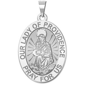 Our Lady of Providence Medal   Oval  EXCLUSIVE 