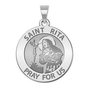 Saint Rita Religious Medal  EXCLUSIVE 