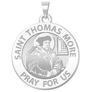 Saint Thomas More Religious Medal  EXCLUSIVE 
