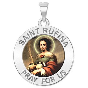 Saint Rufina Religious Color Medal  EXCLUSIVE 