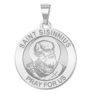 Saint Sisinnius Religious Medal  EXCLUSIVE 