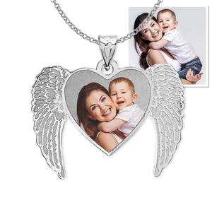 Angel Heart Picture Pendant