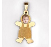 MyKids  Boy with Photo Pendant and Charm