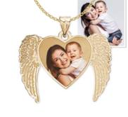 Angel Heart Picture Pendant