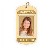 Daddy s Little Girl Dog Tag Pendant