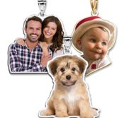 Photo Outline Pendant or Charm