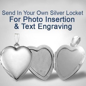 Send your SILVER Locket to have a photo put in