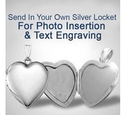 Send your SILVER Locket to have a photo put in