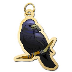 Bird   Crow Charm
