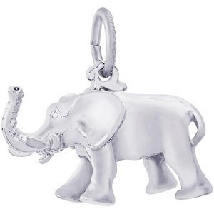 African Elephant Charm 0247 