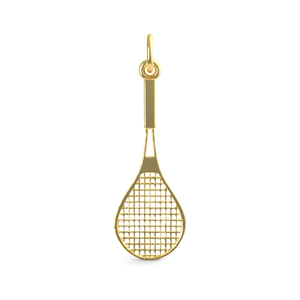 Medium Tennis Racquet Charm 0397 