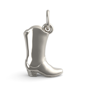 Cowboy Boot with Spur Charm 0484