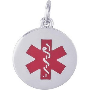 MEDICAL SYMBOL RED PAINT ENGRAVABLE
